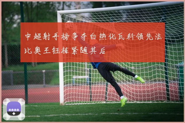 中超射手榜争夺白热化瓦科领先法比奥王钰栋紧随其后
